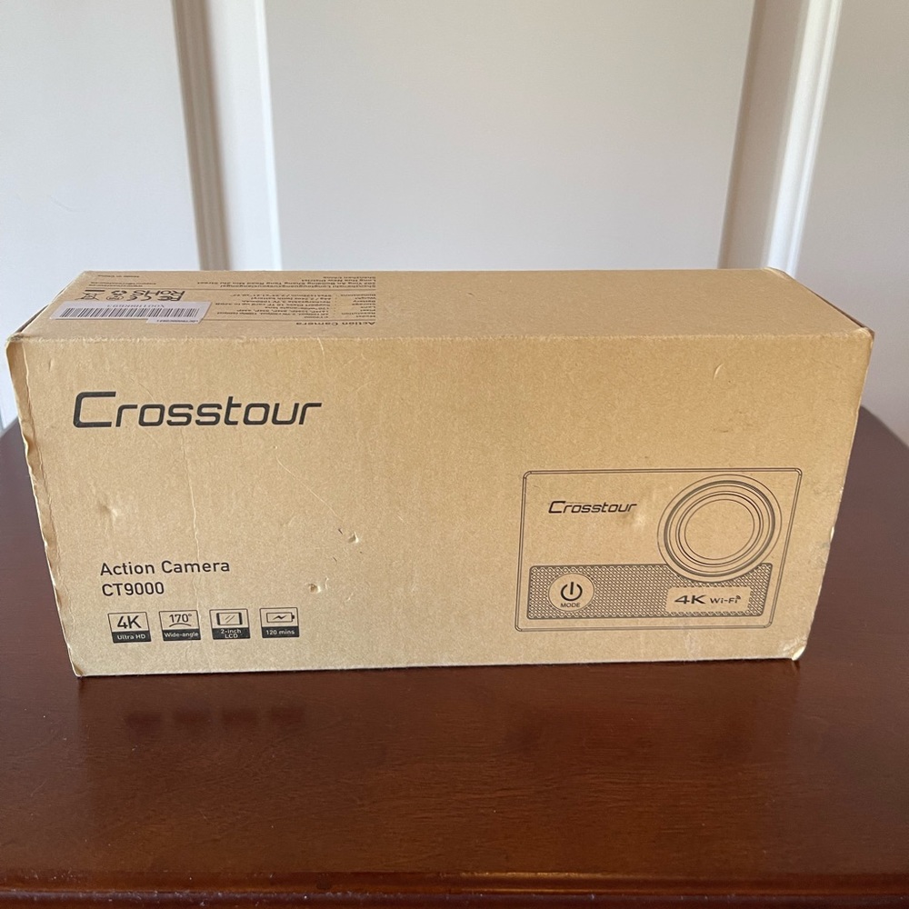 Crosstour Action Camera CT9000. 4K Wi-Fi. Unopened in box!